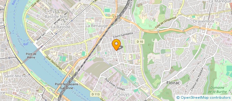 localisation de l'entreprise SOCIETE DE MACONNERIE GIRONDINE  FLOIRAC