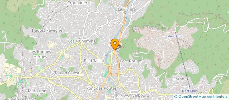 localisation de l'entreprise SOCIETE DE MACONNERIE VAROISE à TOULON
