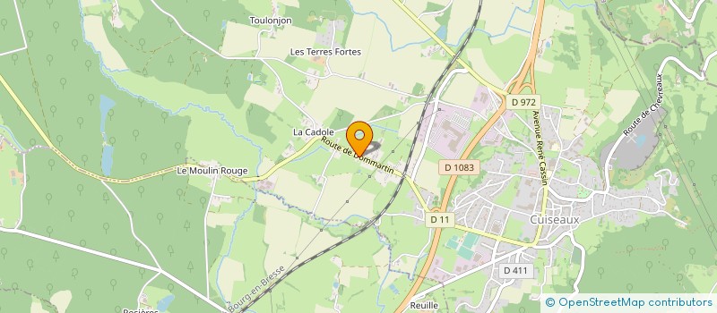 localisation de l'entreprise SOCIETE DE MAGASINS DU REVERMONT à CUISEAUX