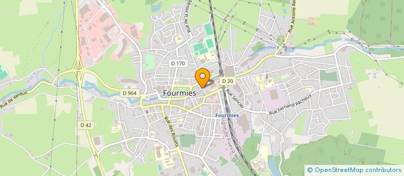 localisation de l'entreprise SOCIETE DE MAINTENANCE BUREAUTIQUE à FOURMIES