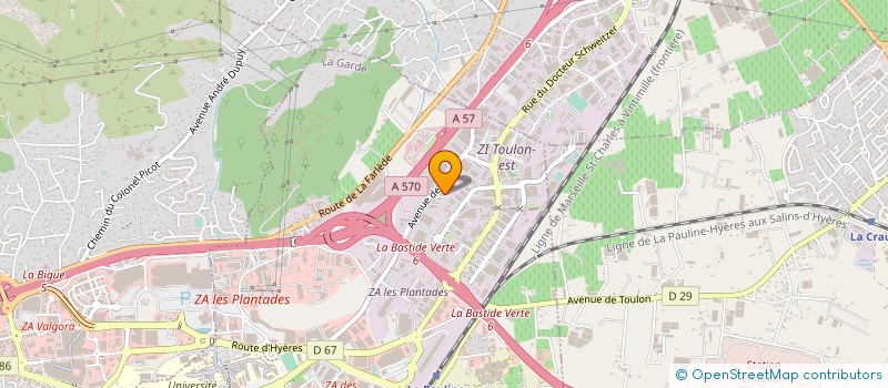 localisation de l'entreprise SOCIETE DE MAINTENANCE D APPAREILLAGES THERMIQUES ELECTRIQUES ET FRIGORIFIQUES à LA GARDE