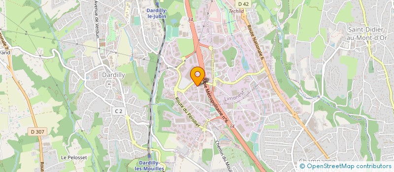 localisation de l'entreprise SOCIETE DE MAINTENANCE ET DE CONDUITE D'INSTALLATIONS à DARDILLY