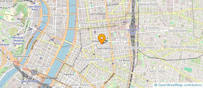 localisation de l'entreprise SOCIETE DE MAINTENANCE ET DE NETTOYAGE à LYON