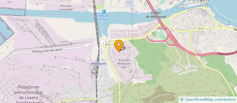 localisation de l'entreprise SOCIETE DE MAINTENANCE ET DE NETTOYAGE INDUSTRIEL à MARTIGUES
