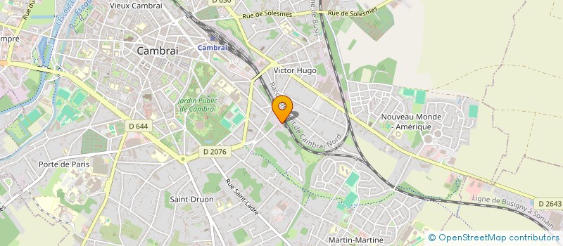 localisation de l'entreprise SOCIETE DE MAINTENANCE INDUSTRIELLE DU NORD  CAMBRAI