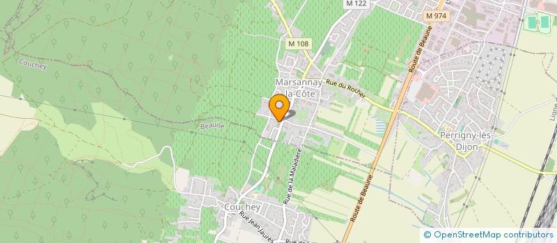 localisation de l'entreprise SOCIETE DE MAINTENANCE T. THEVENIN à MARSANNAY-LA-COTE