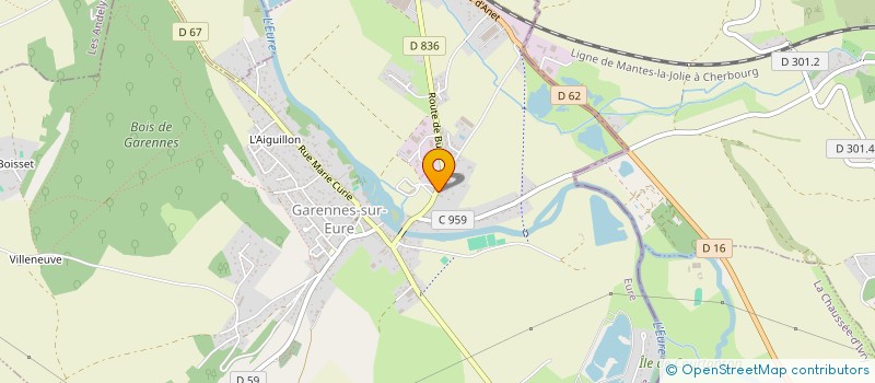 localisation de l'entreprise SOCIETE DE MAINTENANCE TECHNIQUE à GARENNES-SUR-EURE