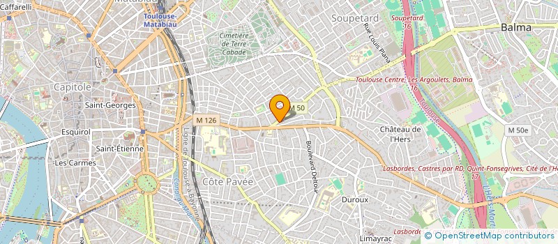 localisation de l'entreprise SOCIETE DE MANAGEMENT ET DE VALORISATION DE PROJETS IMMOBILIERS (SOMA VALORISATION)  TOULOUSE