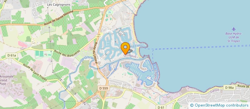 localisation de l'entreprise SOCIETE DE MANUTENTIONS NAVALES DE PORT GRIMAUD à GRIMAUD