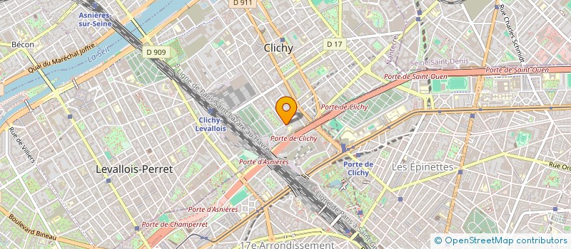 localisation de l'entreprise SOCIETE DE MARCHE, NEGOCE ET DISTRIBUTION à CLICHY