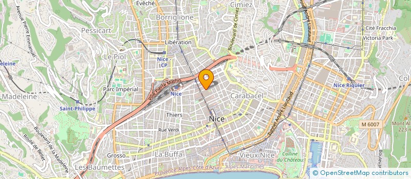 localisation de l'entreprise SOCIETE DE MARKETING ET DE CONSEILS à NICE