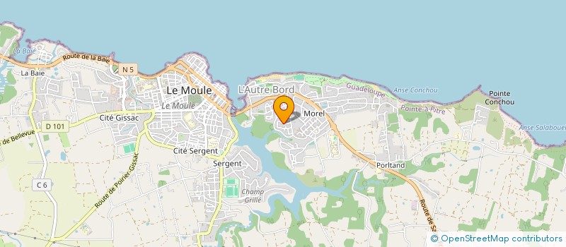 localisation de l'entreprise SOCIETE DE MATERIAUX DE CONSTRUCTION PRODUITS D'ENTRETIEN ACCESSOIRES SMPA à LE MOULE