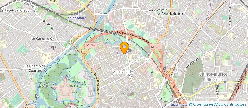 localisation de l'entreprise SOCIETE DE MATERIAUX DU NORD SA à LILLE