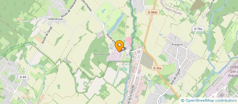 localisation de l'entreprise SOCIETE DE MATERIAUX ET BOIS DU LEMAN SMBL à CROZET