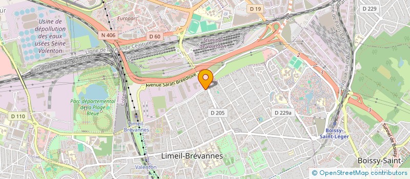 localisation de l'entreprise SOCIETE DE MATERIAUX ET TRANSPORT  LIMEIL-BREVANNES