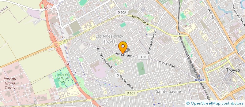 localisation de l'entreprise SOCIETE DE MATERIEL POUR BONNETERIE  LES NOES-PRES-TROYES