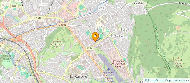 localisation de l'entreprise SOCIETE DE MATTEIS à LA RAVOIRE