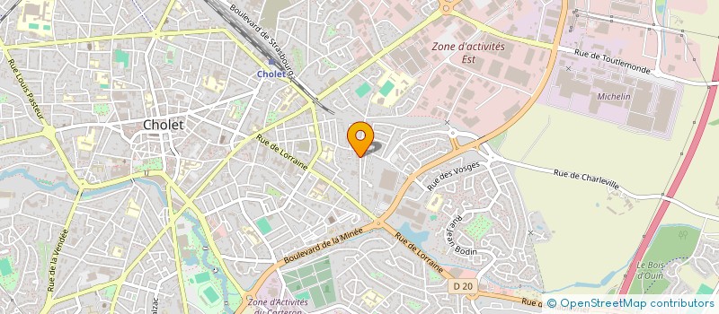 localisation de l'entreprise SOCIETE DE MECANIQUE AUTOMOBILE à CHOLET