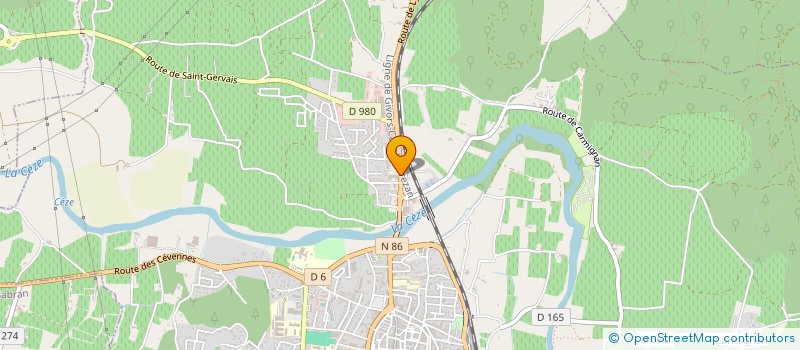 localisation de l'entreprise SOCIETE DE MECANIQUE AUTOMOBILE à BAGNOLS-SUR-CEZE