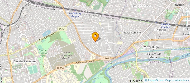 localisation de l'entreprise SOCIETE DE MECANIQUE DE PRECISION à GAGNY