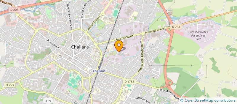 localisation de l'entreprise SOCIETE DE MECANIQUE GENERALE GABORIT à CHALLANS