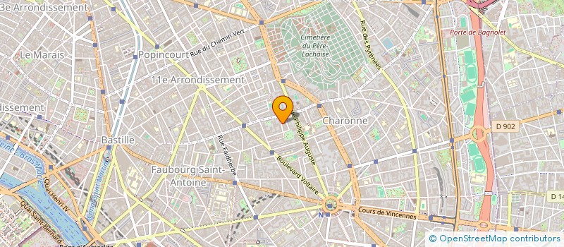 localisation de l'entreprise SOCIETE DE MECANIQUE GENERALE TROMBETTA à PARIS