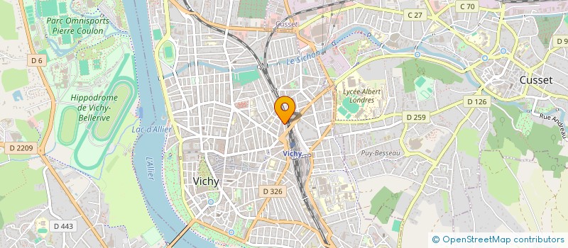 localisation de l'entreprise SOCIETE DE MECANIQUE OPTIQUE DECOLLETAGE à VICHY
