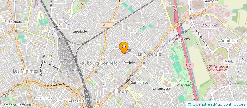 localisation de l'entreprise SOCIETE DE MEDECINE HOMEOPATHIQUE DE MIDI-PYRENEES  TOULOUSE