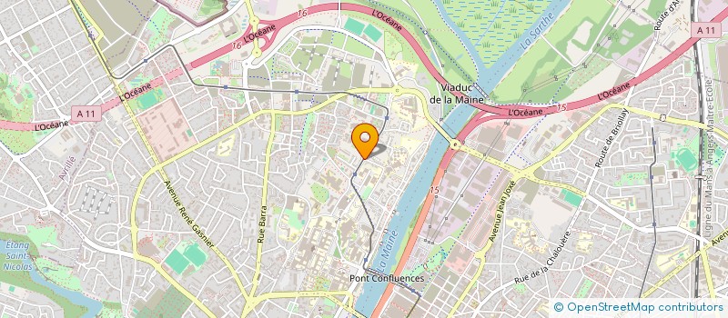 localisation de l'entreprise SOCIETE DE MEDECINE SPORTIVE DE L'OUEST à ANGERS