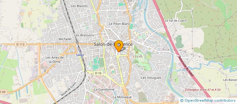 localisation de l'entreprise SOCIETE DE MENUISERIE ACIER  SALON-DE-PROVENCE