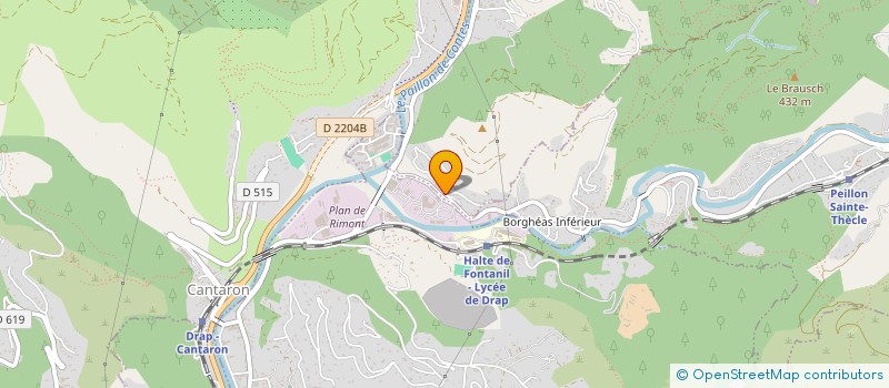 localisation de l'entreprise SOCIETE DE MENUISERIE BAUDRU à BLAUSASC