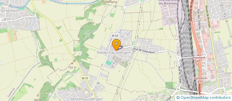 localisation de l'entreprise SOCIETE DE MENUISERIE DANIEL ET PASCAL  NIEDERHAUSBERGEN