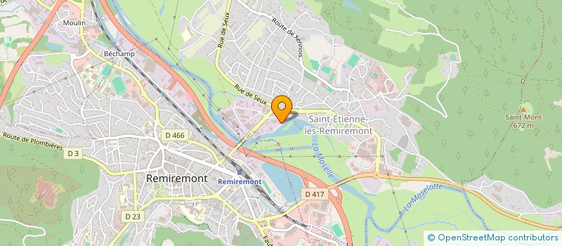 localisation de l'entreprise SOCIETE DE METALLERIE ARTISANALE à SAINT-ETIENNE-LES-REMIREMONT
