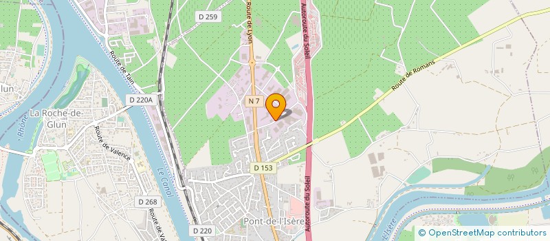 localisation de l'entreprise SOCIETE DE METALLERIE POUR ASCENSEUR à PONT-DE-L'ISERE