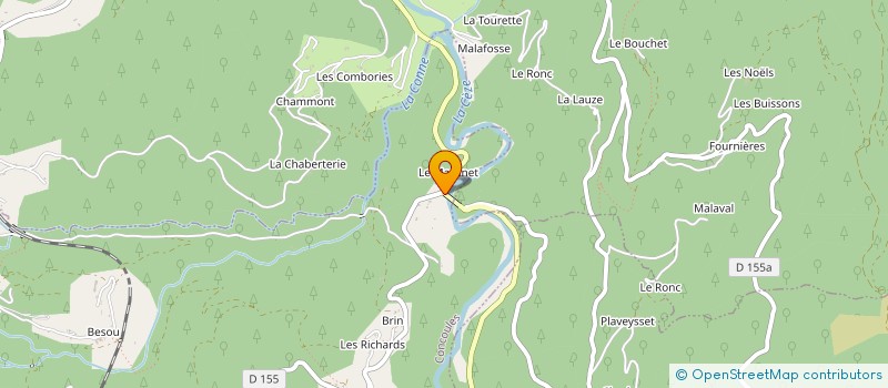 localisation de l'entreprise SOCIETE DE MOLHES  CONCOULES