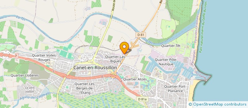 localisation de l'entreprise SOCIETE DE MONTAGE INDUSTRIEL à CANET-EN-ROUSSILLON
