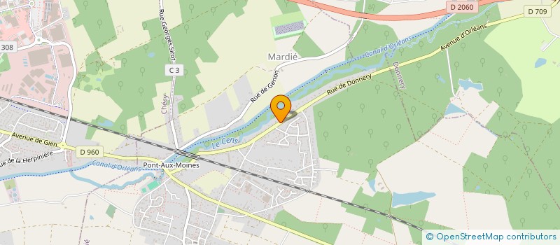 localisation de l'entreprise SOCIETE DE MOTOCULTURE ORLEANAISE à MARDIE