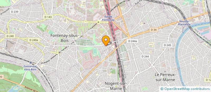 localisation de l'entreprise SOCIETE DE MOULAGES FONTENAYSIENS à FONTENAY-SOUS-BOIS