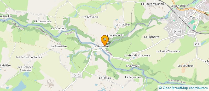 localisation de l'entreprise SOCIETE DE MUSIQUE DE LA SEVRE NANTAISE à BOUSSAY