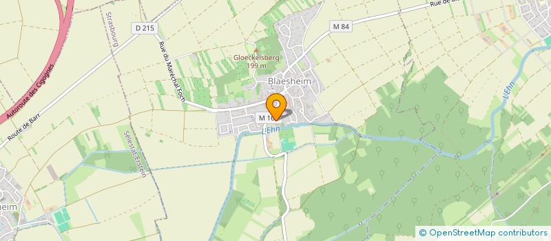 localisation de l'entreprise SOCIETE DE MUSIQUE HARMONIE DE BLAESHEIM  BLAESHEIM