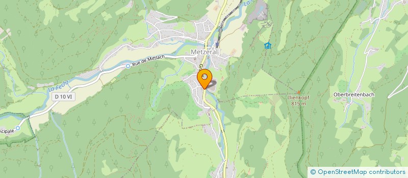 localisation de l'entreprise SOCIETE DE MUSIQUE ILIENKOPF  METZERAL