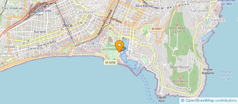 localisation de l'entreprise SOCIETE DE NAVIGATION NICOISE à NICE