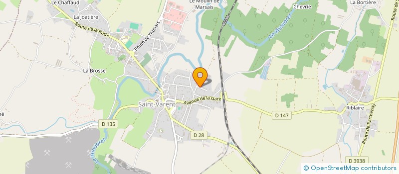 localisation de l'entreprise SOCIETE DE NEGOCE ALIMENTAIRE à SAINT-VARENT