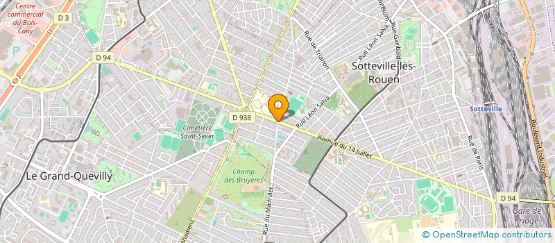 localisation de l'entreprise SOCIETE DE NEGOCE AUTOMOBILES DU MADRILLET à SOTTEVILLE-LES-ROUEN