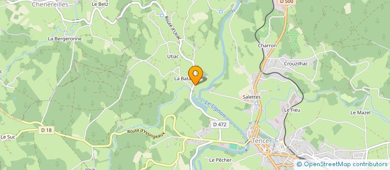 localisation de l'entreprise SOCIETE DE NEGOCE DE BOIS S.N.B. à TENCE
