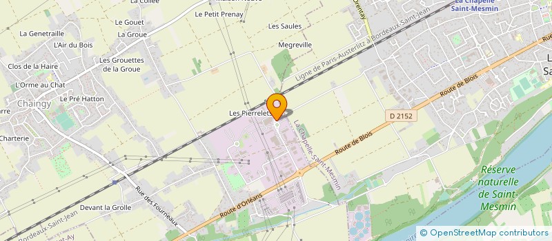 localisation de l'entreprise SOCIETE DE NEGOCE DE GRES ET SERVICES à CHAINGY