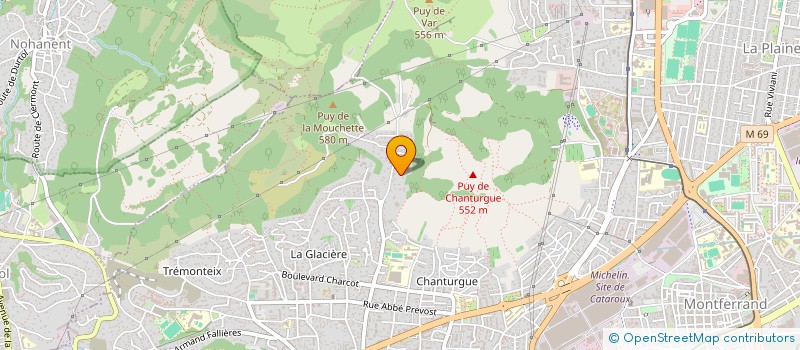 localisation de l'entreprise SOCIETE DE NEGOCE DE PRODUITS AGRICOLES à CLERMONT-FERRAND