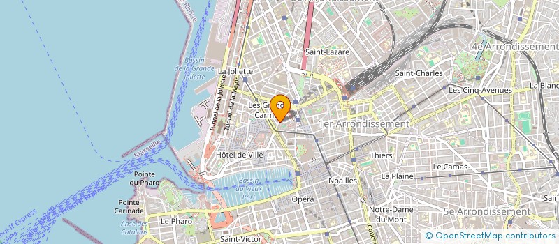 localisation de l'entreprise SOCIETE DE NEGOCE ET DE LOCATION à MARSEILLE