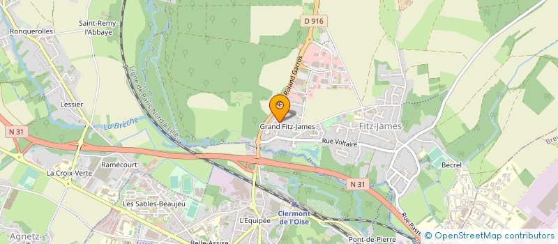 localisation de l'entreprise SOCIETE DE NEGOCE ET RECYCLAGE  FITZ-JAMES