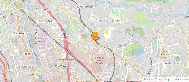 localisation de l'entreprise SOCIETE DE NEGOCE PAIN ET COMPAGNIE à MARSEILLE